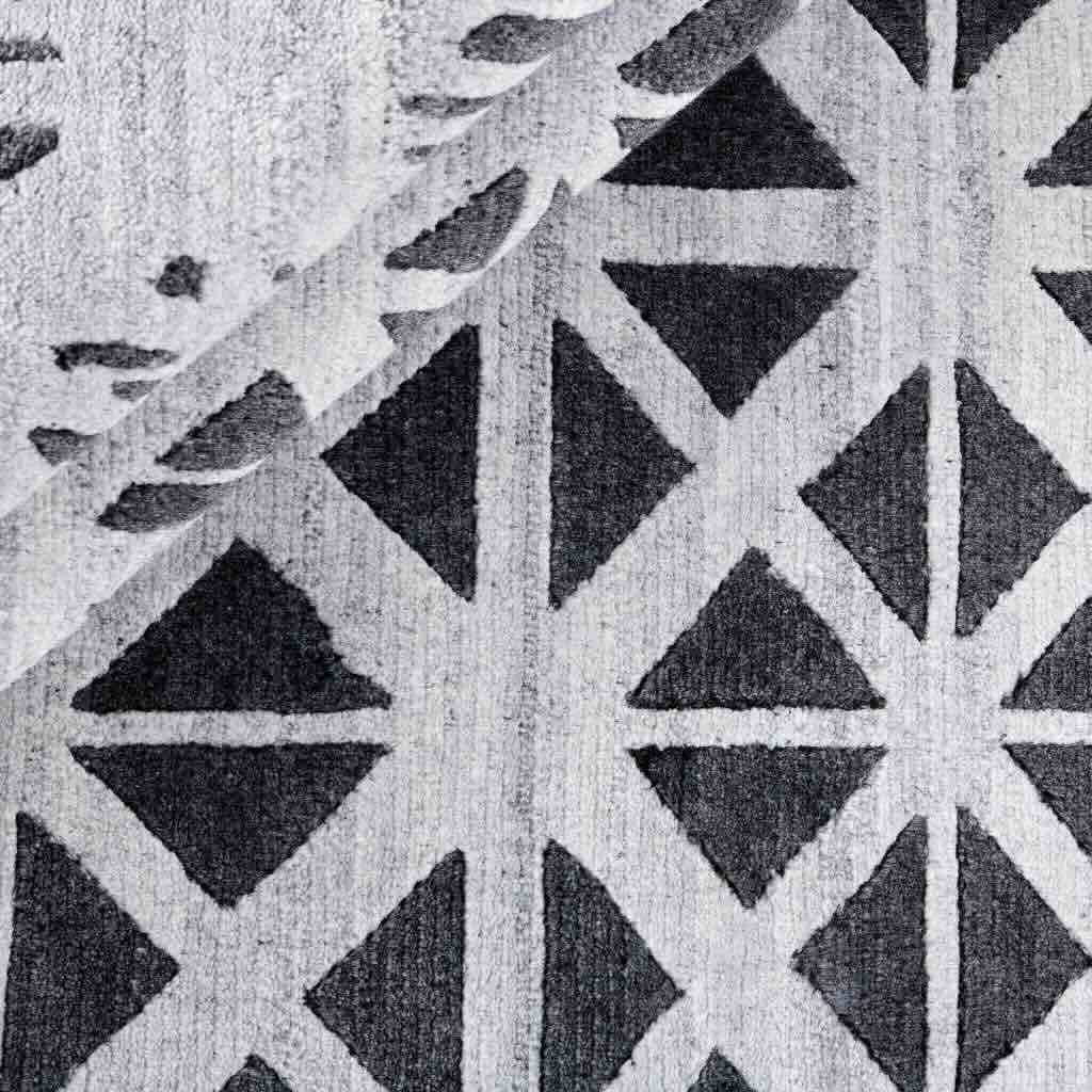 Rezas Shangri La Gulvtæppe 200 x 300, Mosaic Black