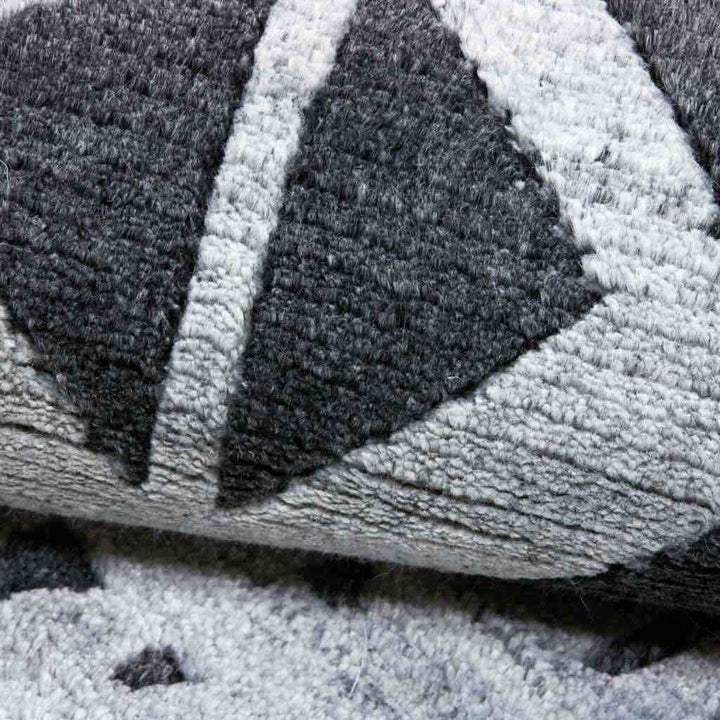 Rezas Shangri La Gulvtæppe 200 x 300, Mosaic Black