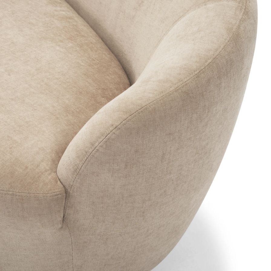 Rose 2,5 Personers Sofa - Danny Cream