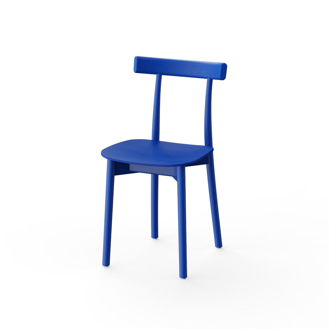 NINE Skinny Chair Stol, Blue Stained