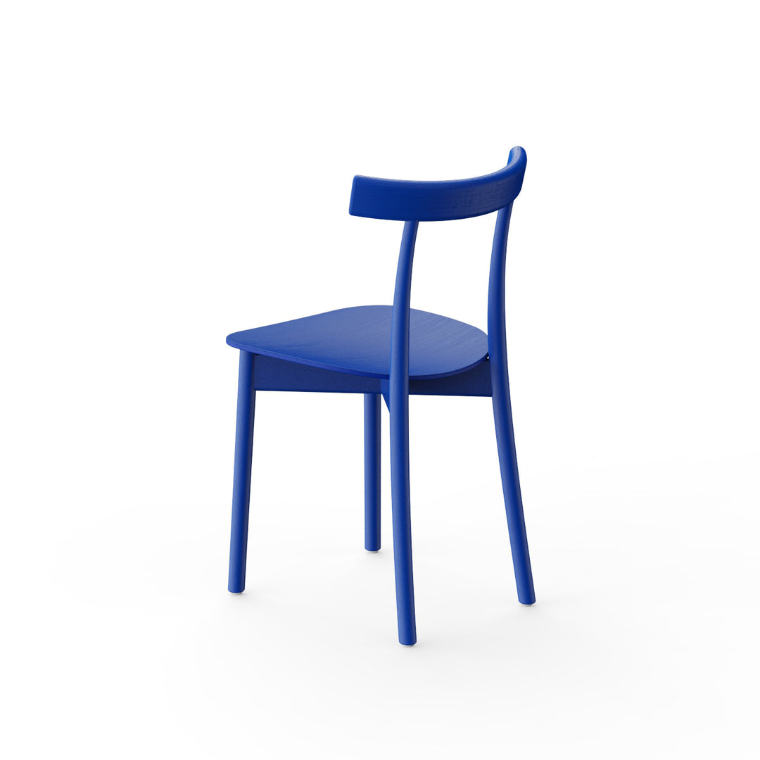 NINE Skinny Chair Stol, Blue Stained