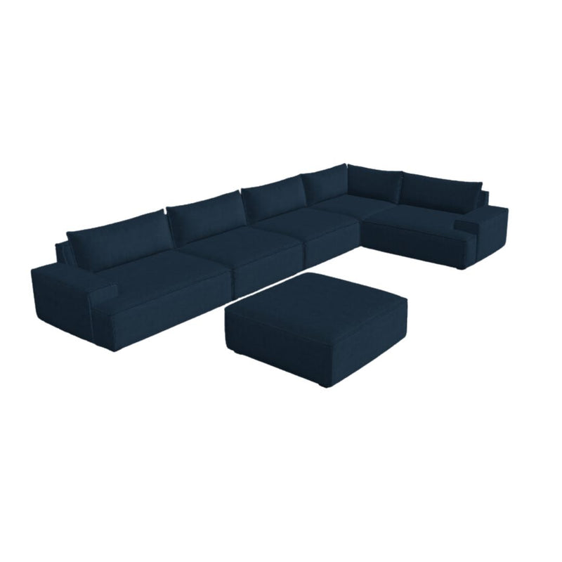 SOFACOMPANY 5 pers. Modulsofa - Velour Lux Navy