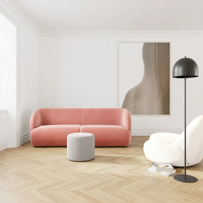 Paula Modulsofa - Velour Lux Vintage Rosa