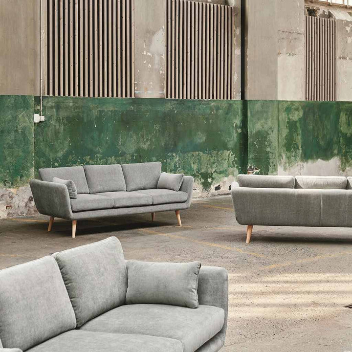 Sigrid 3-Personen-Sofa – Planet Grey Green