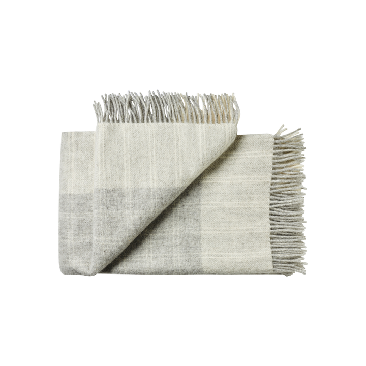 Silkeborg Uldspinderi Bornholm 85 x 130 cm, Light Nordic Grey