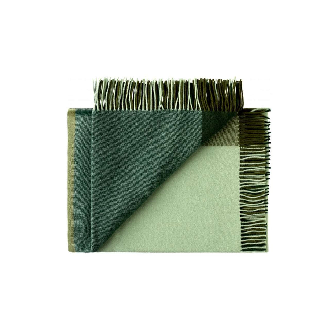 Silkeborg Uldspinderi Miami Wolldecke 130 x 190 cm, Haze Green