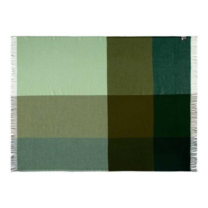 Silkeborg Uldspinderi Miami Wolldecke 130 x 190 cm, Haze Green