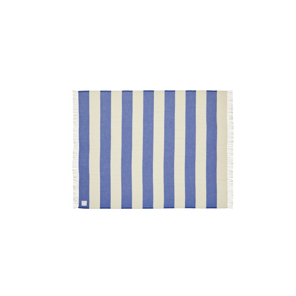 Silkeborg Uldspinderi The Sweater Throw 100x140 cm, Cobalt