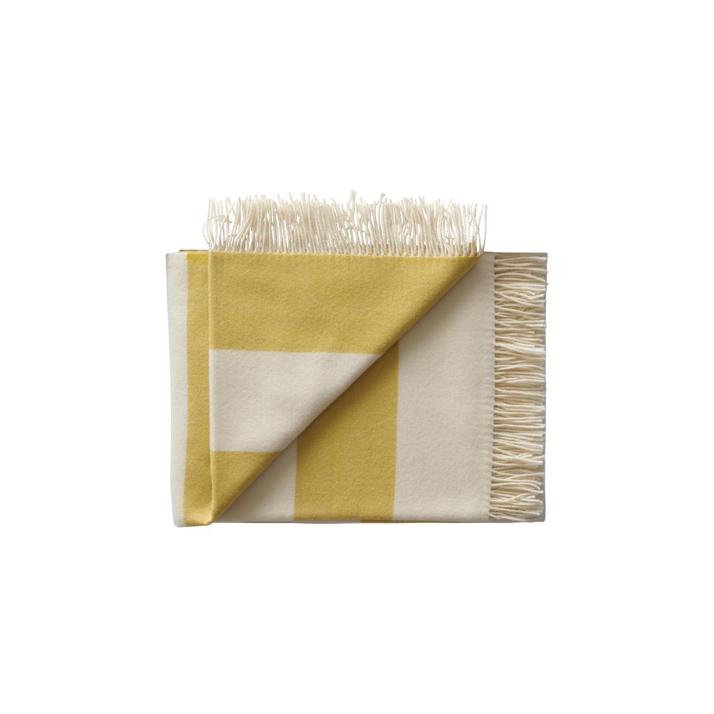 Silkeborg Uldspinderi The Sweater Throw 100x140 cm, Yellow