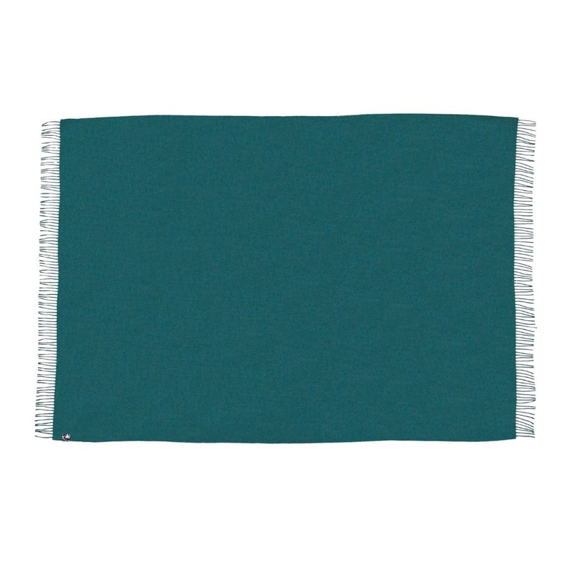 Silkeborg Uldspinderi Cusco Plaid 130x200 cm, Teal Green