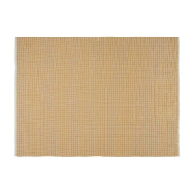 Silkeborg Uldspinderi Juliaca Plaid 130x200 cm, Gold Curry