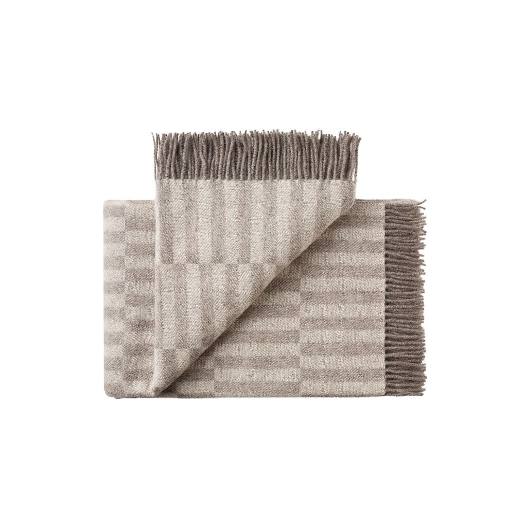 Silkeborg Uldspinderi
シルケボーウルドスピンデリ Oxford 140x240 cm - Dark Brown – silkeborg-uld-dk