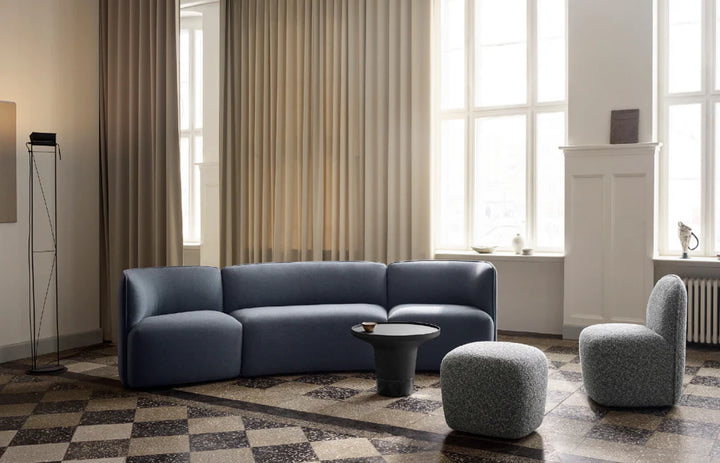 Wendelbo Panorama Dine Pouf, Blå (Zero col. 0006)