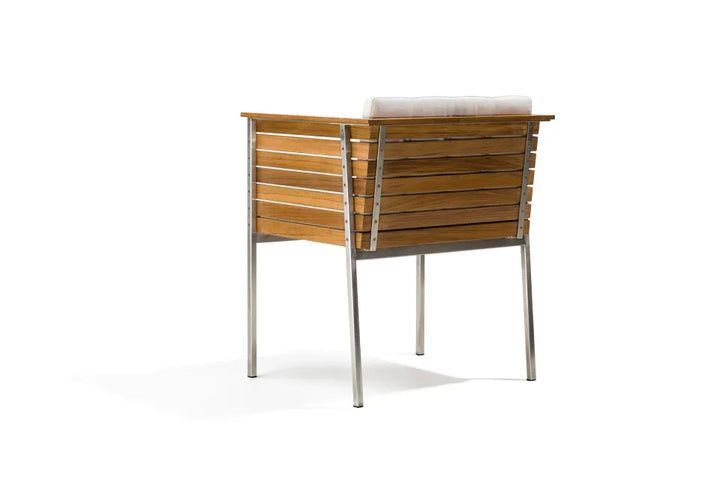 Skargaarden Häringe Havestol Teak, Steel Frame, Hvid Hynde