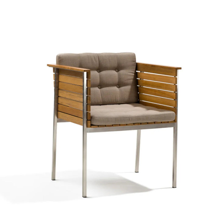 Skargaarden Häringe Havestol Teak, Steel Frame, Light Grey Hynde