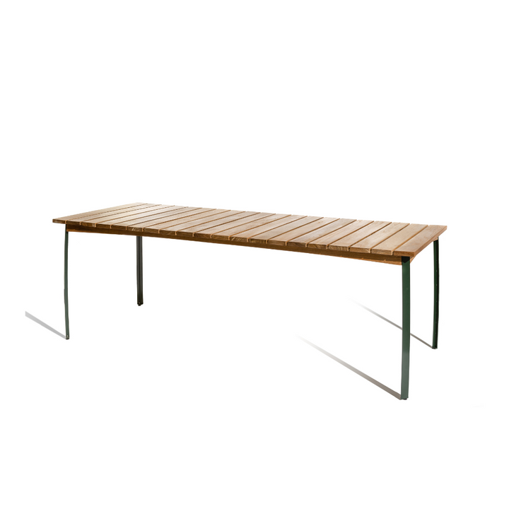 Skargaarden Kerteminde Havebord 200x80cm Teak, Green Frame