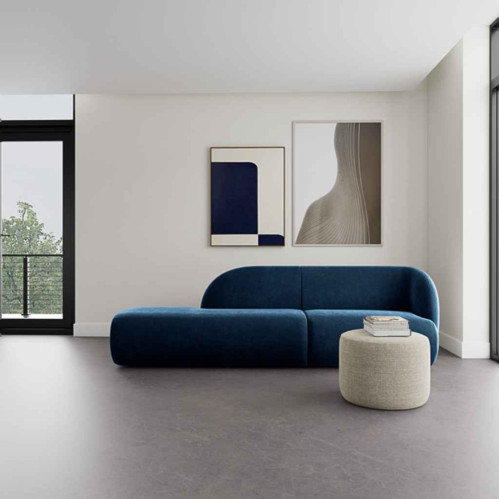 Paula Modul 3,5 personers Sofa - Planet Legion Blue