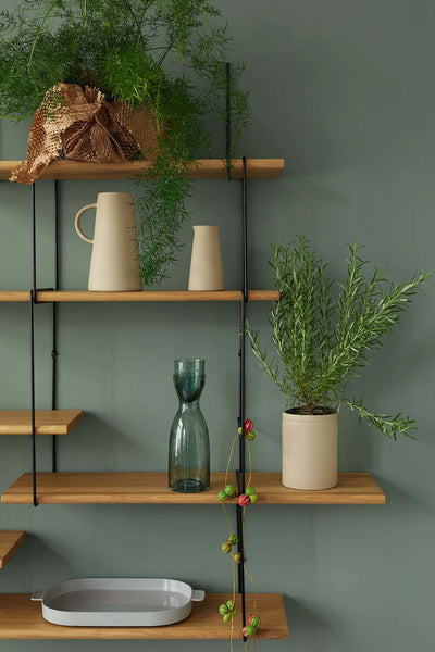 Studio Hausen Link Shelf set 2 Oak / Black