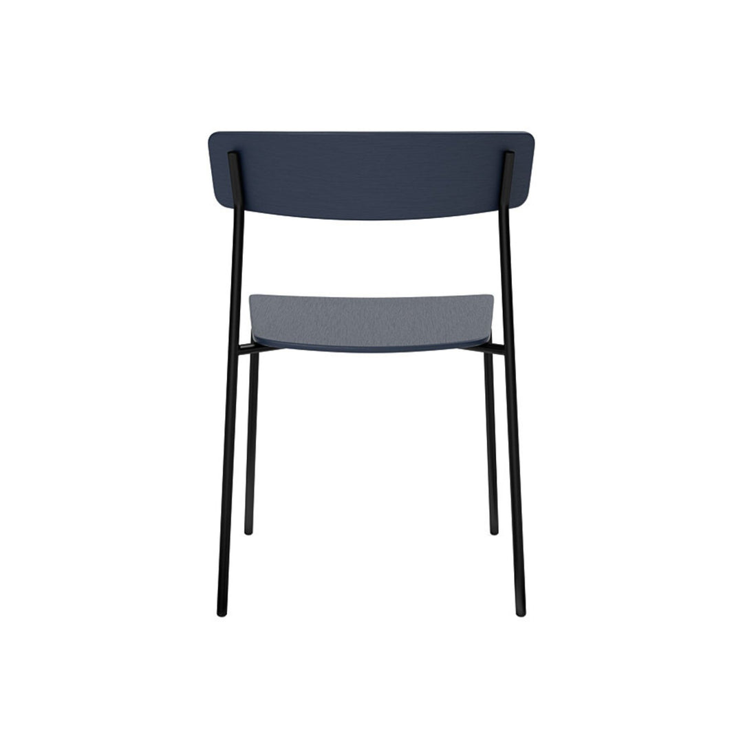 TAKT Cross Chair Tube Stuhl, Eisenblau