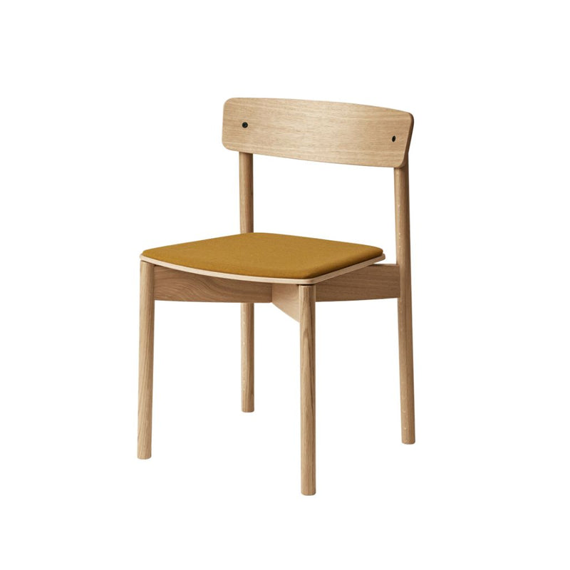 TAKT Cross Chair Stol, Olieret eg / Remix Golden Ochre