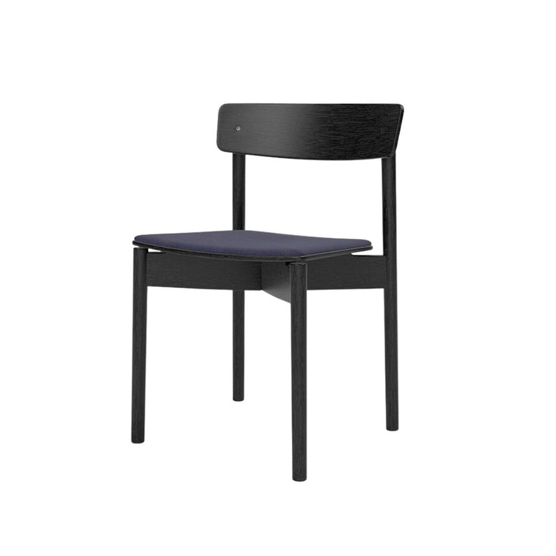 TAKT Cross Chair Stol, Sort eg / Remix Dark Petrol