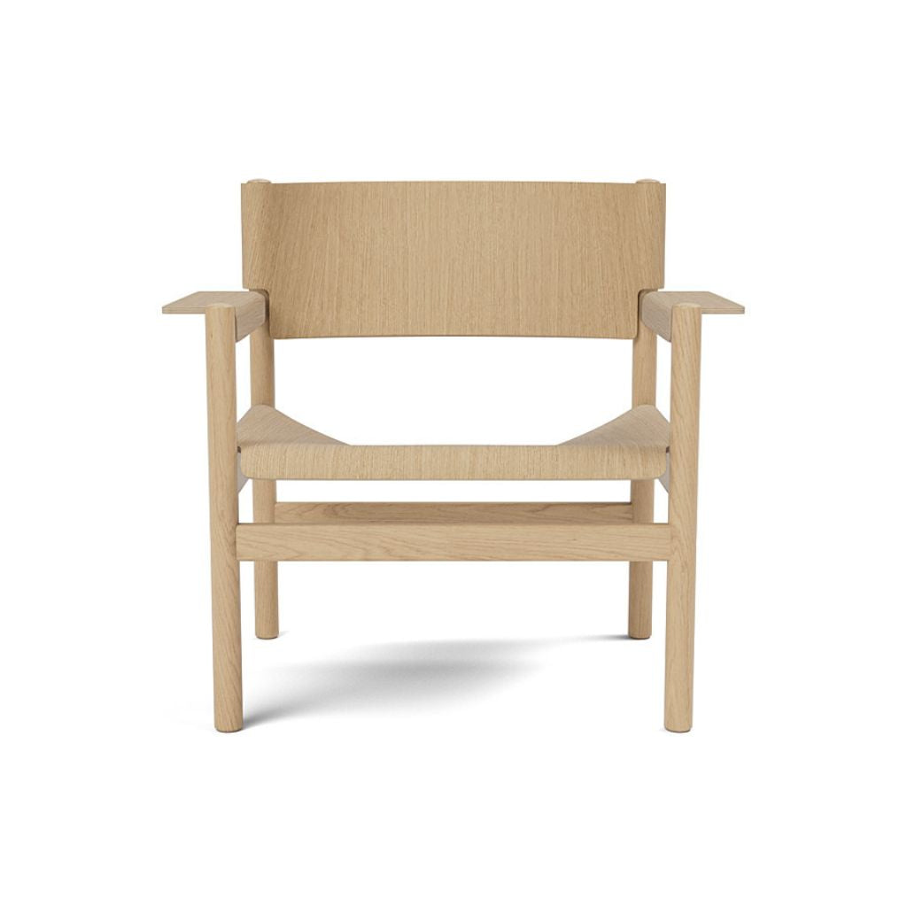 TAKT Soft Lounge Chair Sessel, matt lackierte Eiche