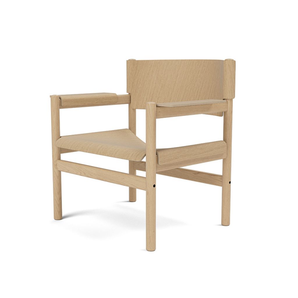 TAKT Soft Lounge Chair Sessel, matt lackierte Eiche