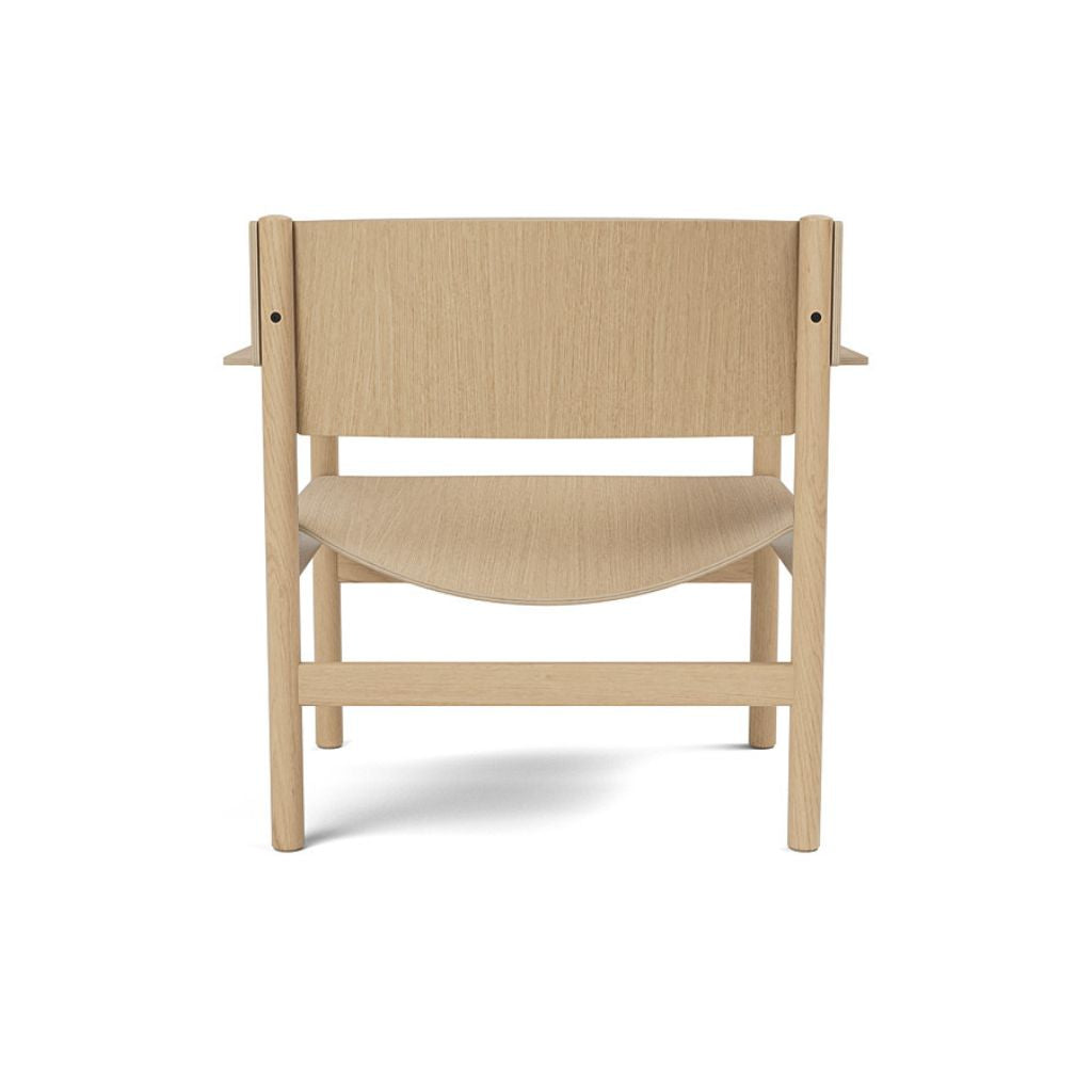 TAKT Soft Lounge Chair Sessel, matt lackierte Eiche
