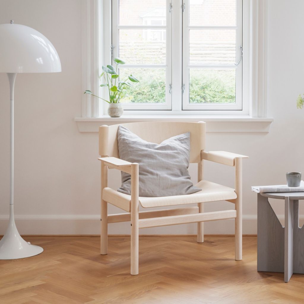 TAKT Soft Lounge Chair Sessel, matt lackierte Eiche