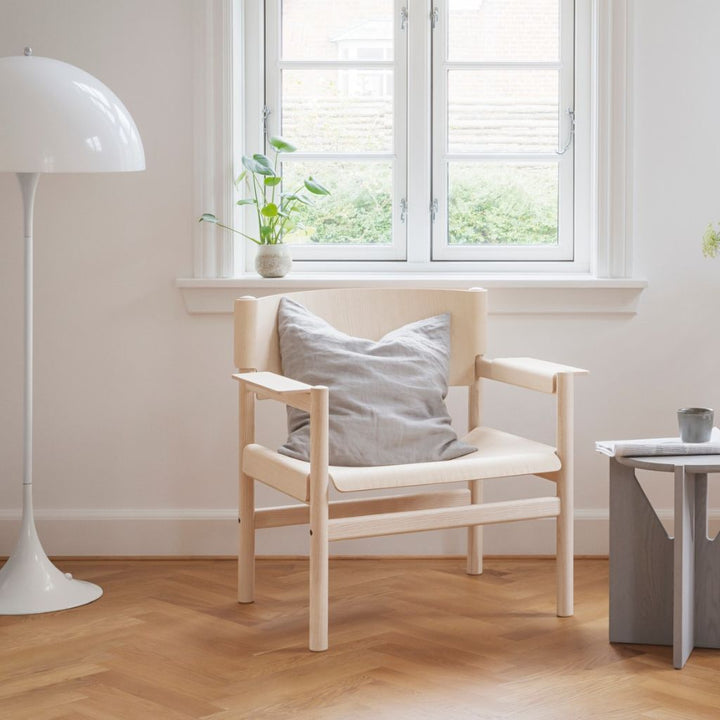 TAKT Soft Lounge Chair Sessel, matt lackierte Eiche