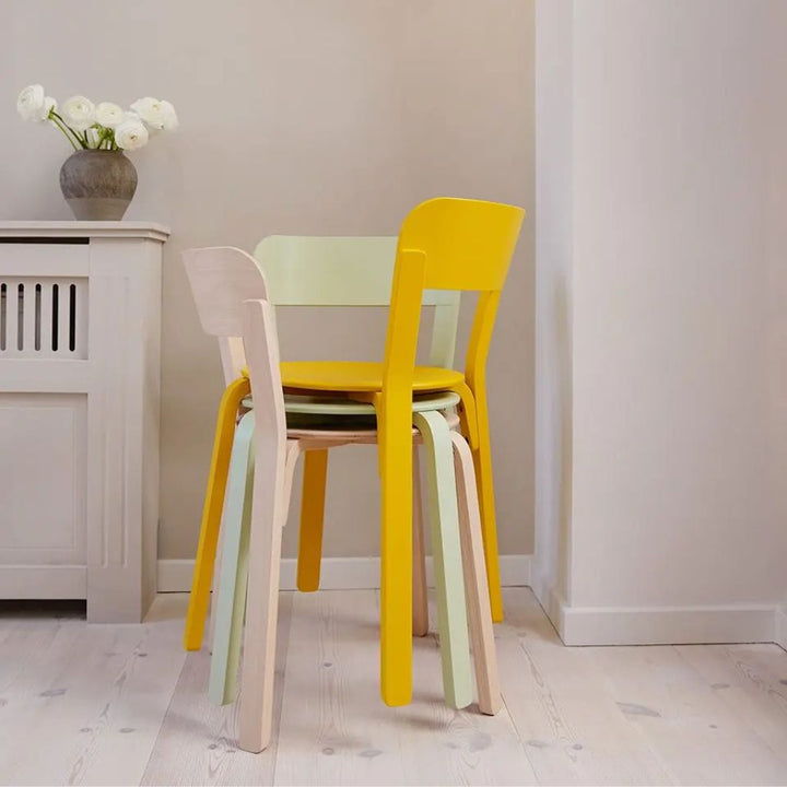 TAKT Turn Chair Stuhl, Schwarz Blau Buche