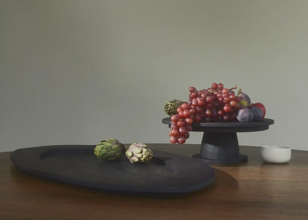 Fora Projects Wooden Tray Large, Lys Eg