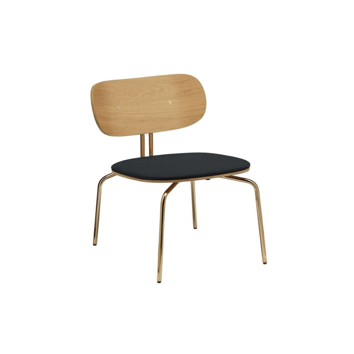 UMAGE Curious Loungestol, Messing / Shadow