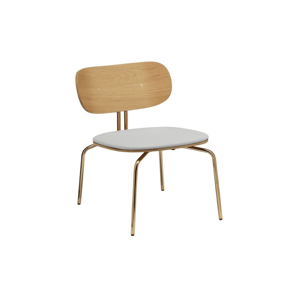 UMAGE Curious Loungestol, Messing / Sterling