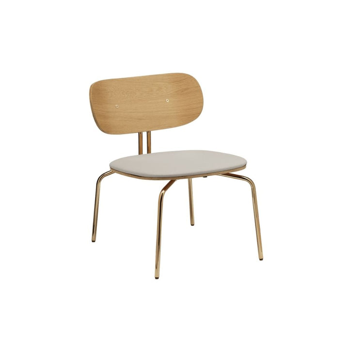 UMAGE Curious Loungestol, Messing / White Sands