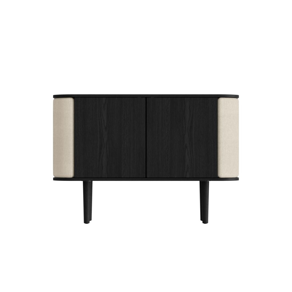 UMAGE Treasures Skab 2-dørs, Sort Eg / White Sands