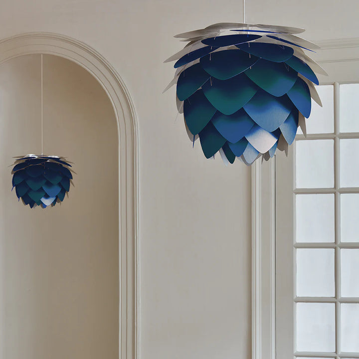 UMAGE Aluvia Medium Lampeskærm - Petrol Blue