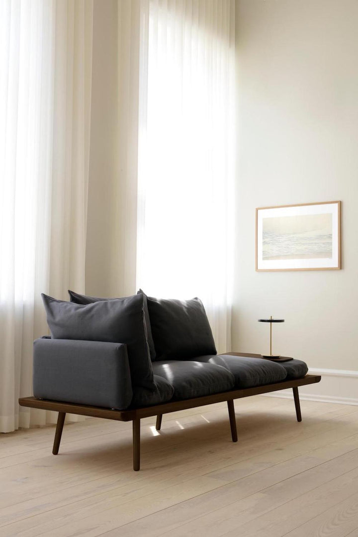 UMAGE Lounge Around 3-pers. Sofa, Mørk Eg / Sugar Brown