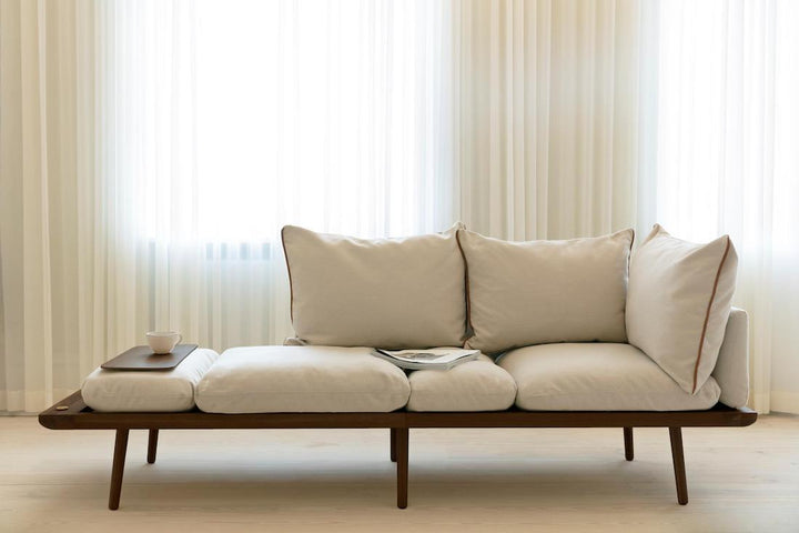 UMAGE Lounge Around 3-seater Sofa, Dark Oak/White Sands