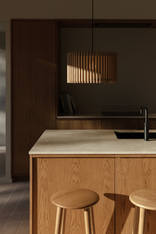 UMAGE Komorebi Rectangular Lampeskærm Large, Mørk Eg