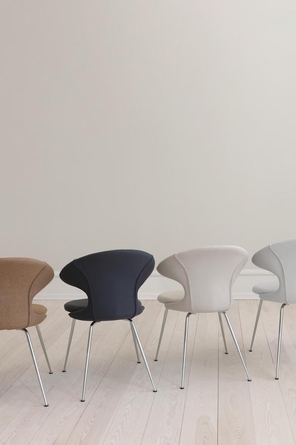 UMAGE Time Flies Spisebordsstol, Krom / Shadow