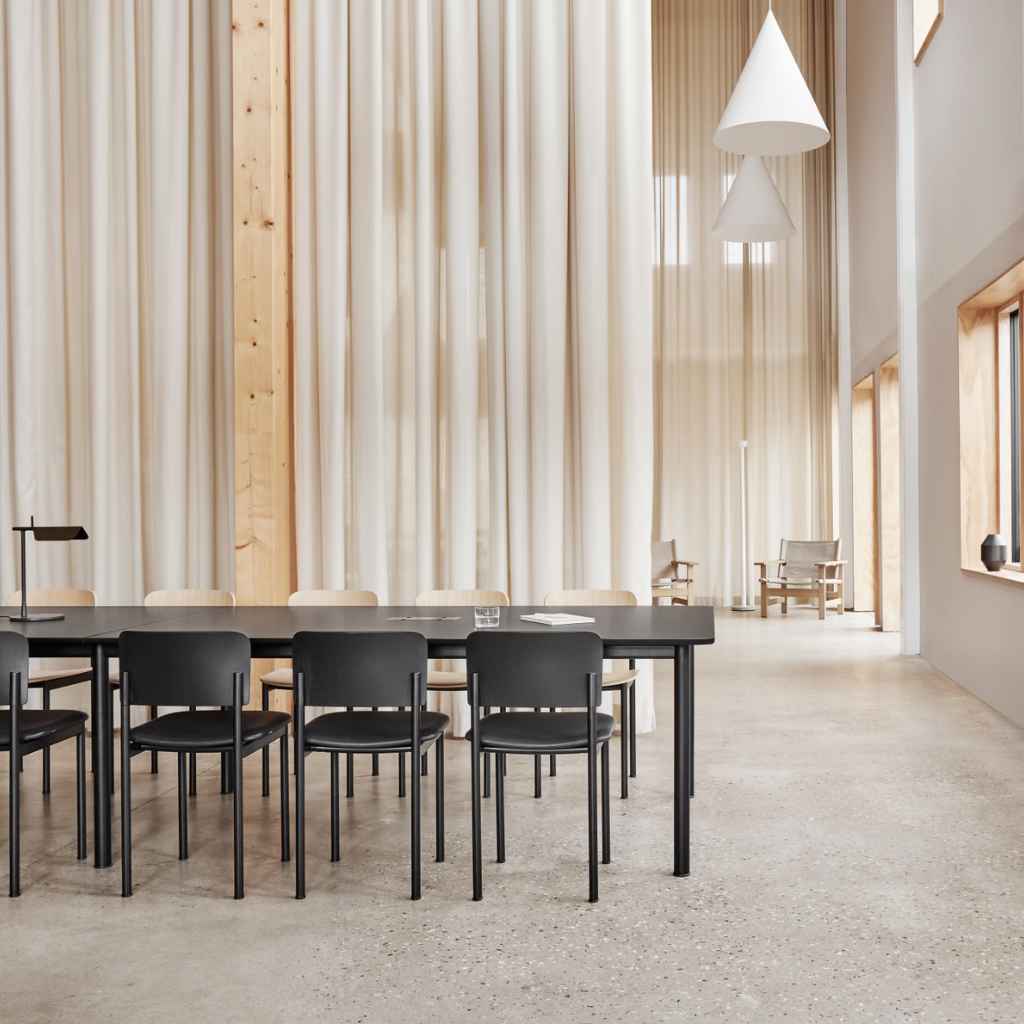 Fredericia Furniture Plan Stol - Sort Ask / Sort Stel