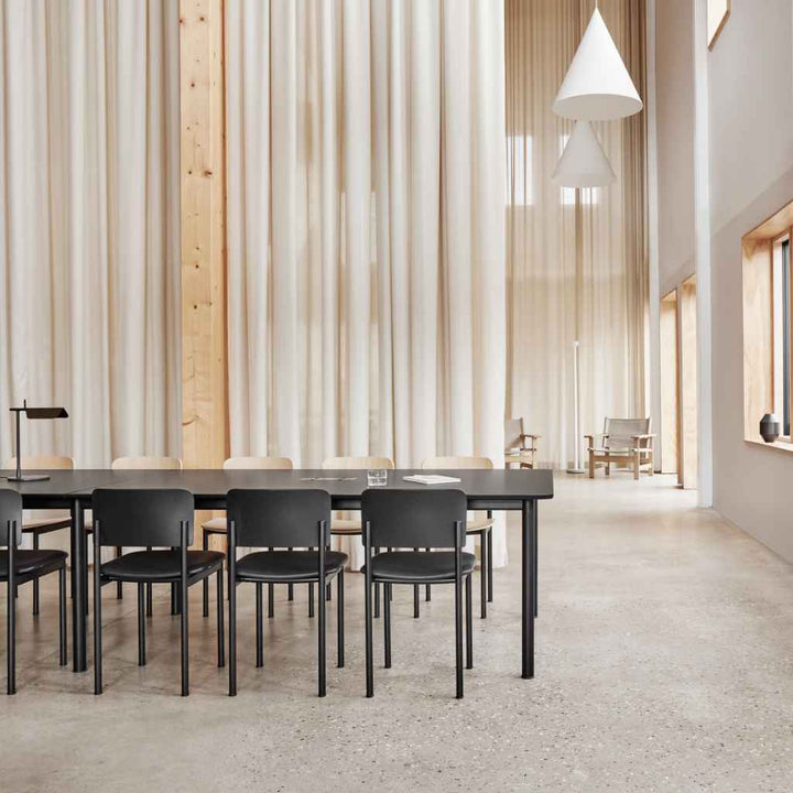 Fredericia Furniture Plan Stol - Sort Ask / Sort Stel