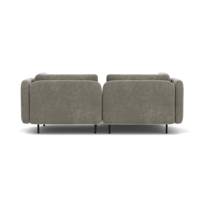 Ellis 2 Personers Sofa  m. Chaiselong Venstrevendt - Planet Grey Green