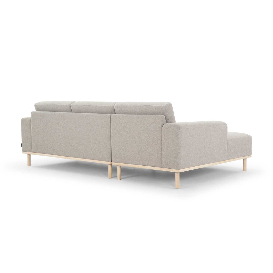 Vilmar Chaise Longue Sofa Left-facing - Mark Lavender