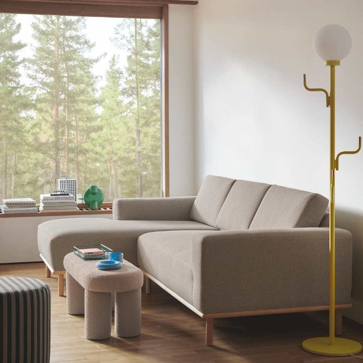 Vilmar Chaise Longue Sofa Left-facing - Mark Lavender