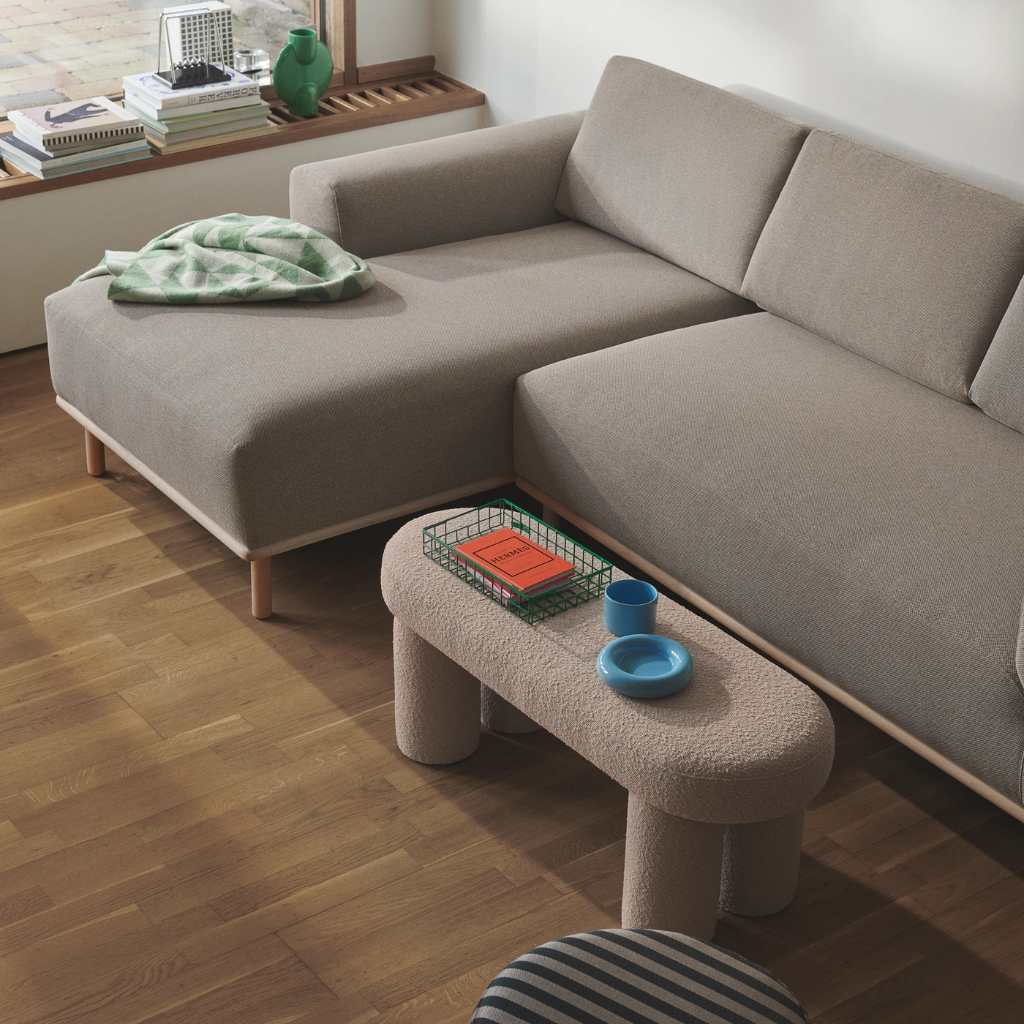 Vilmar Chaise Longue Sofa Left-facing - Mark Lavender