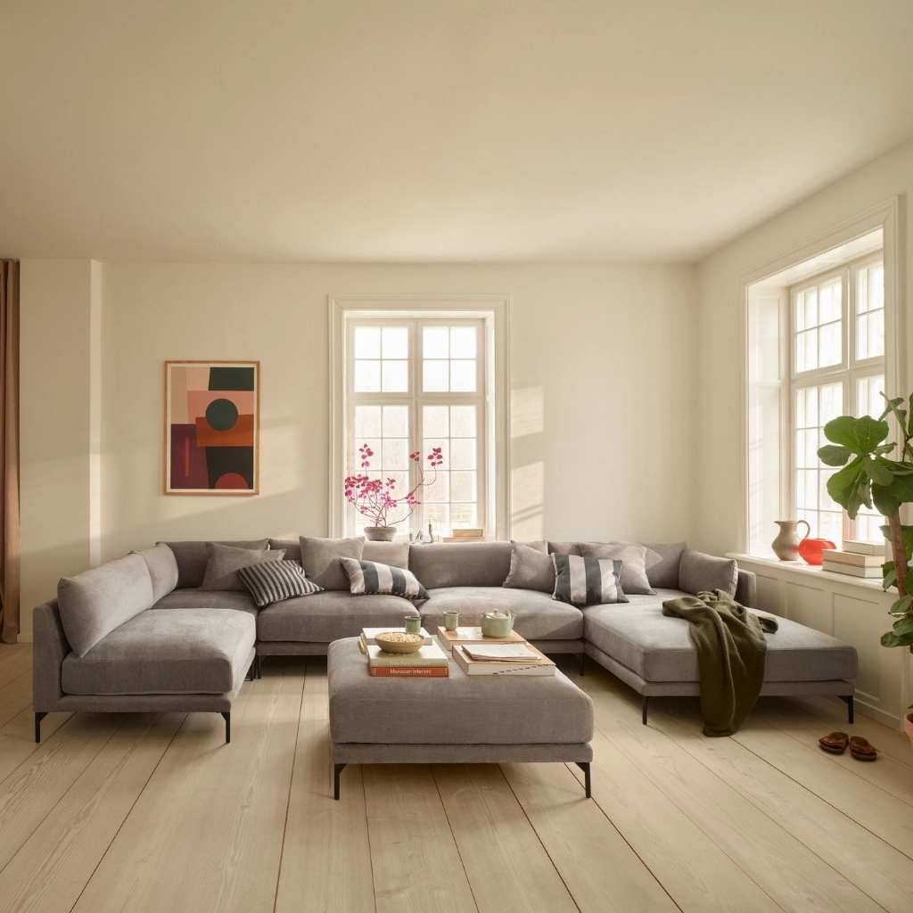 Vincent Hjørnemodul Venstre - Planet Grey Green