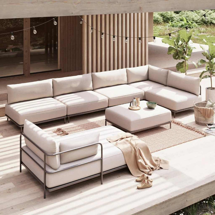 Vincent 1-Seater Right Sofa Module - Form Blue Grey