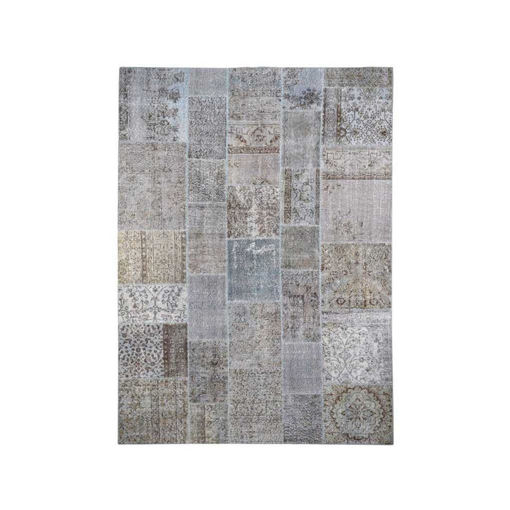Massimo Vintage Patchwork Gulvtæppe 200 x 300, Grey
